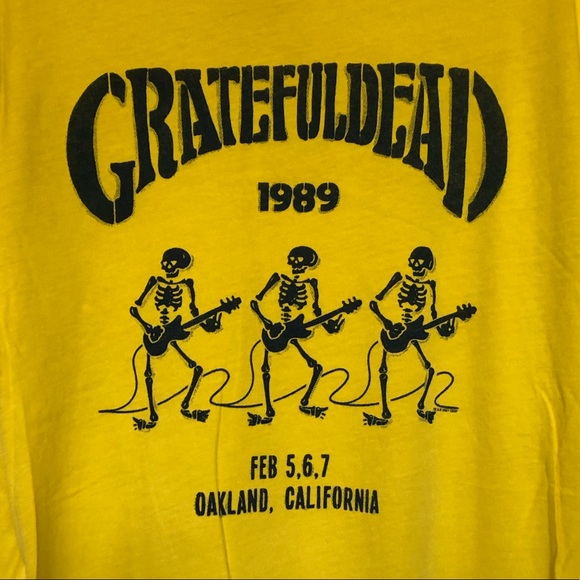 Grateful Dead Skeleton Guitar Vintage T shirt - Picture 3 of 4